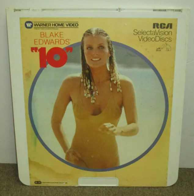 "10" w/Bo Derek [1979], orig RCA Selectavsion CED VideoDisc, 1982, VG