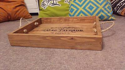 Wooden Breakfast Food Serving Tray Rustic Large Food Breakfast French Style 2