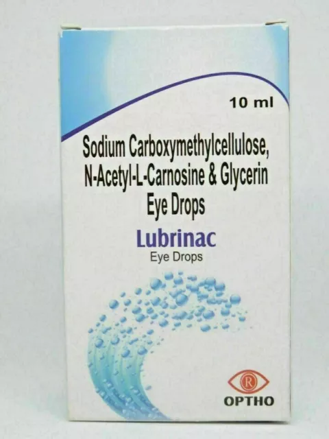 Lubrinac 10ml Gotas para los ojos cura cataratas Carnosina NAC Glaucoma...