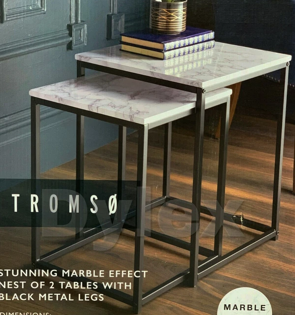 Black nest of discount tables the range