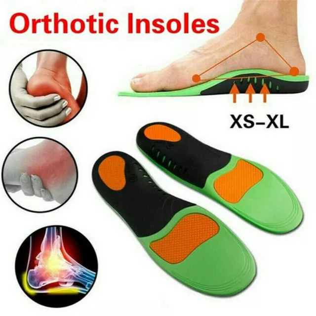 Orthotic Shoe Insoles Flat Feet Shoes Plantar Fasciitis Foot Pad High Arch Pads