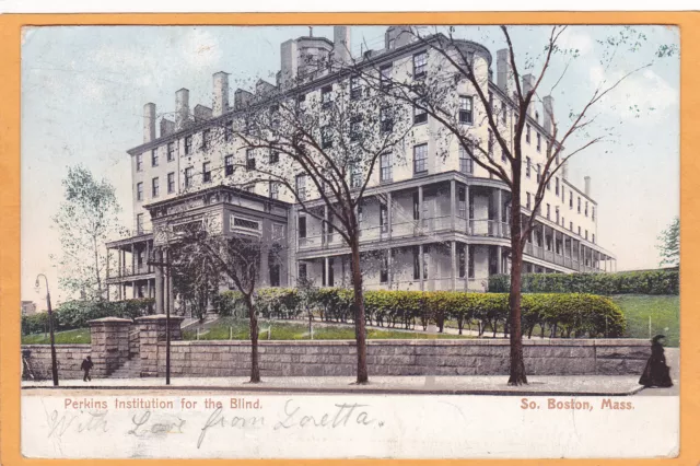 South Boston Massachusetts Postcard - Perkins Institution for the Blind