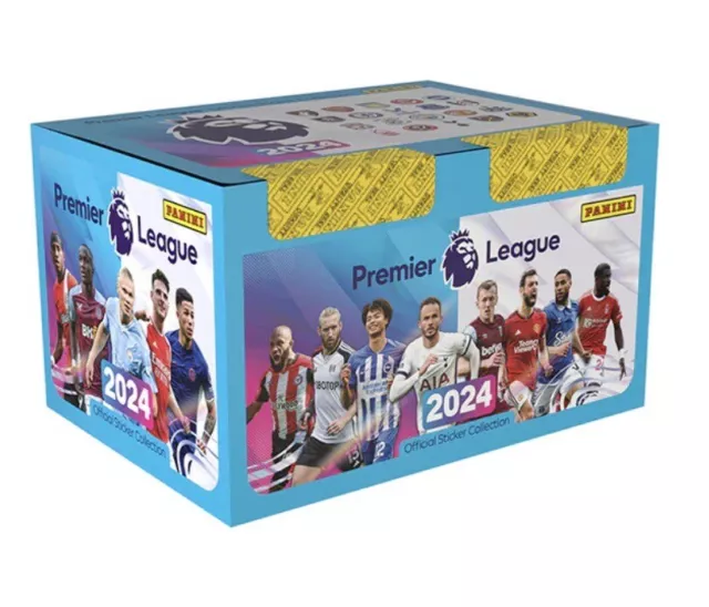 Panini Premier League Sticker  2024 Full Box SEALED (100 Packs)