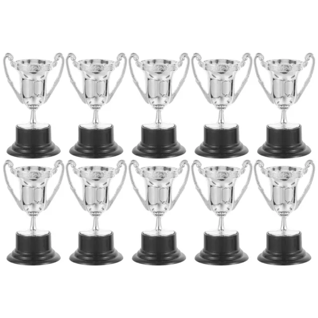 10 Pcs Mini-trophée Plastique Enfant Trophées De Football Vrac Réussite