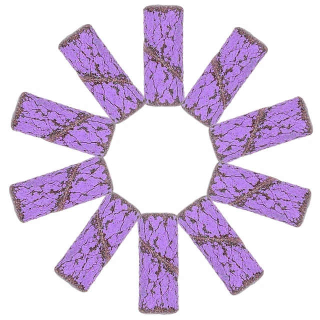 50 cintas de lijado de uñas pequeñas, anillos de lijado de uñas portátiles,
