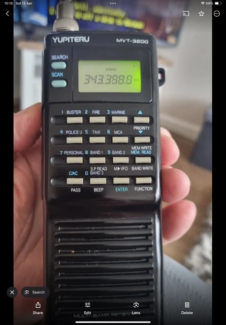 YUPITERU MVT-3200 RADIO Scanner Receiver £51.00 - PicClick UK