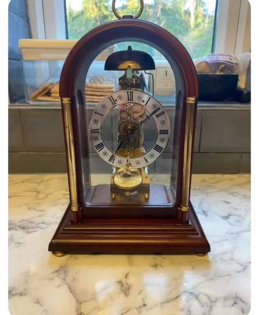 Franz Hermle mantel clock - working Good Condition