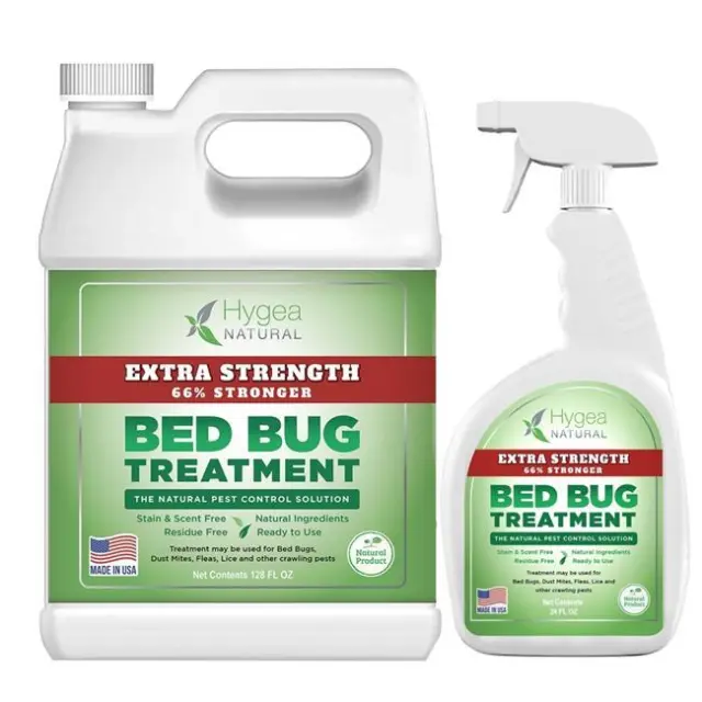 Hygea Natural EXTC-2509X 24 oz & 128 oz Bed Bug Extra Strength Treatment Comb...