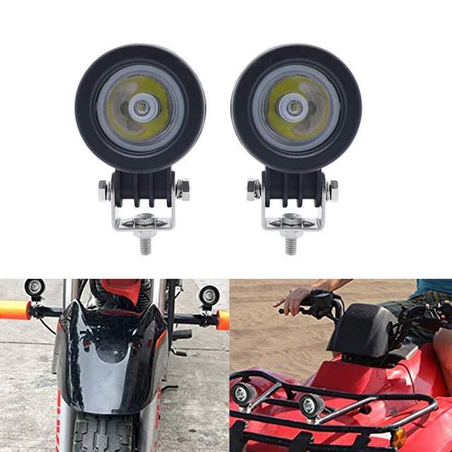 Luce di lavoro LED 3 pollici 10 W punto fuoristrada guida fendinebbia moto barca 4X4 - -H7