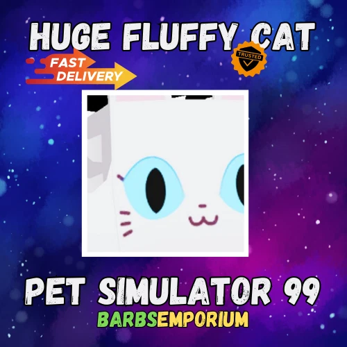 PS99 HUGE Fluffy Cat Fast Shipping 100% CLEAN Pet