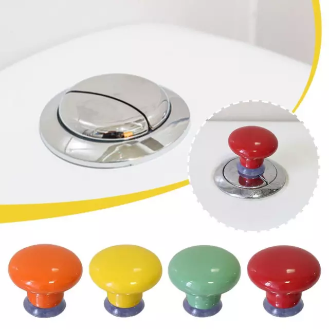 Sostituzione universale pulsante doppio pulsante toilette pulsante di scarico colorato con adesivo'