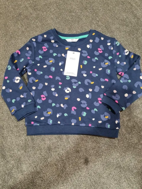 Marks and spencer Girls Sweatshirt age 4-5 years