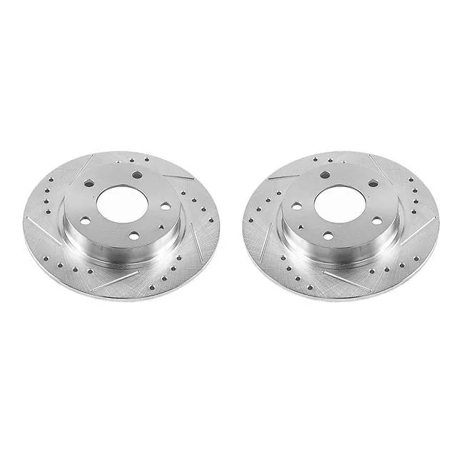 PowerStop for 14-18 Mazda 3 Rear Evolution Drilled & Slotted Rotors - Pair