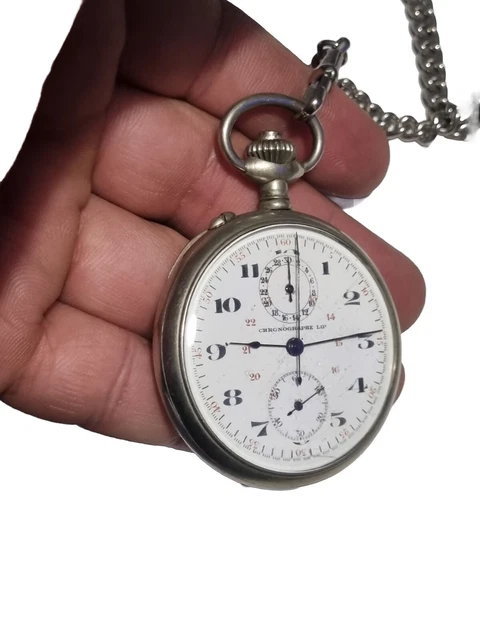 Montre à Gousset Et Chronographe Lip - Vintage, Occasion - Pour Homme