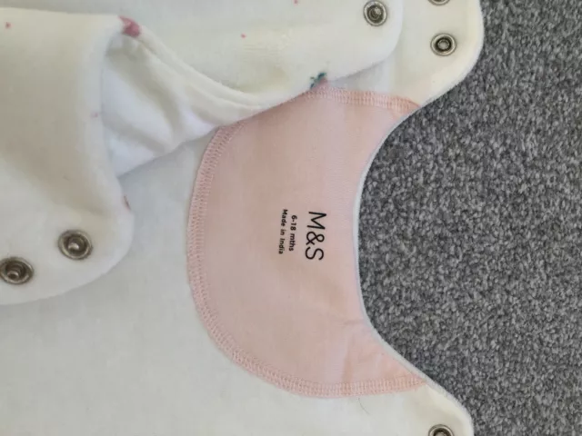 M&S Baby Girls 6-18 Months 2.5 Tog Sleeping Bag