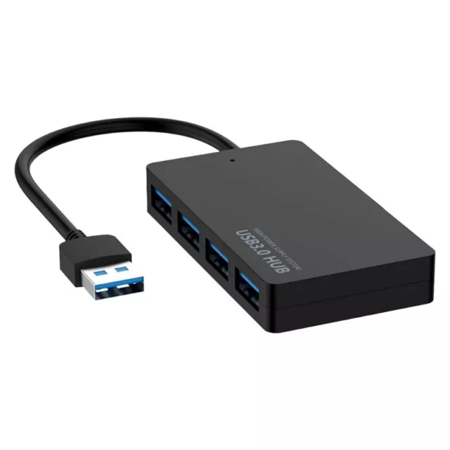 3X(5Gbps de Alta Velocidad USB 3.0 Hub 4 Puertos Adaptador Divisor USB para8073