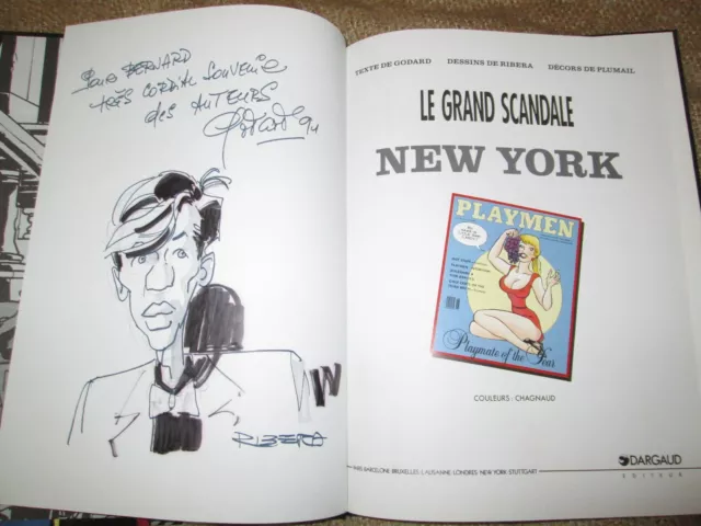 Le grand scandale tome 1 New york  E.O Dédicacé