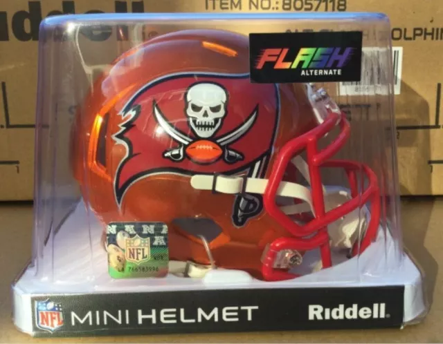 Nfl Tampa Bay Buccaneers Flash Riddell Mini Speed Helmet