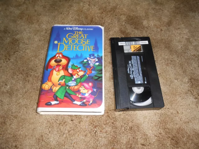The Adventures of the Great Mouse Detective (VHS, 1992) - Black Diamond