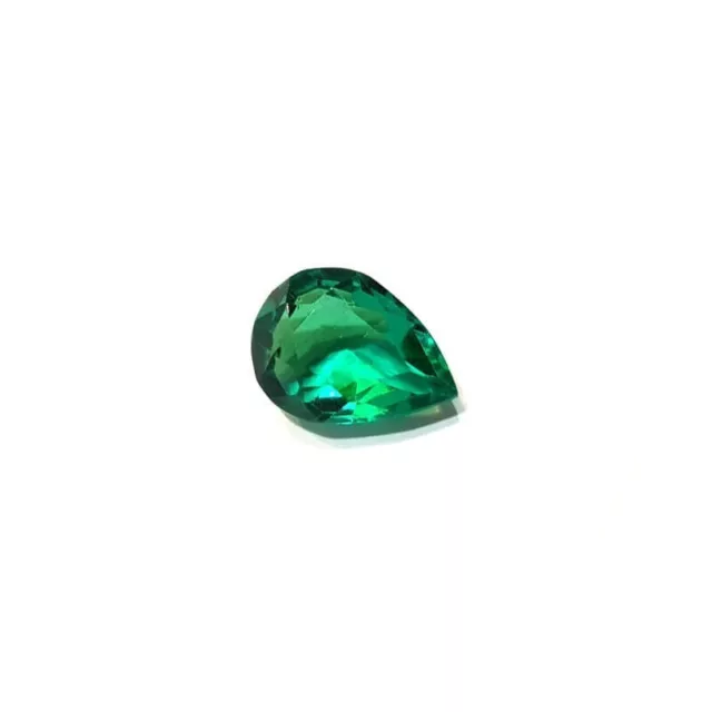 Topaze Vert Goutte 1.90 Carat 7.0 X 9.0 MM