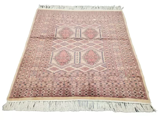 Schöner Handgeknüpfter Orientteppich Buchara 132x125cm rug carpet