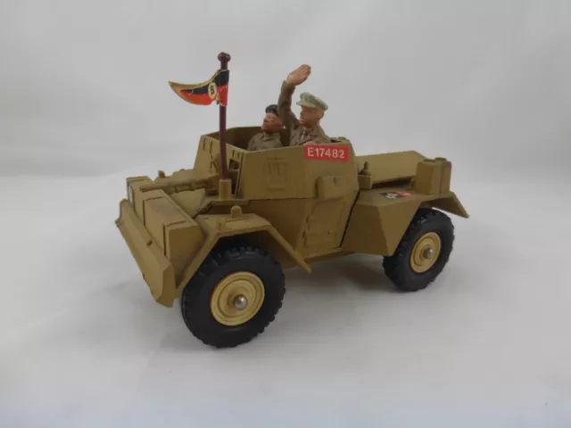 Britains Deetail WW2 British 8th Army Desert Rats Daimler MKII Scout Car 1970s