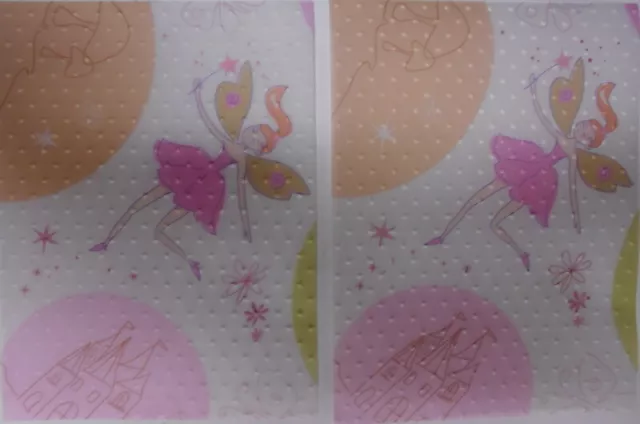 5 x Christina Re Embossed Transparent Patterned Paper ~ FAIRYTALE ~ 13cm x 10cm