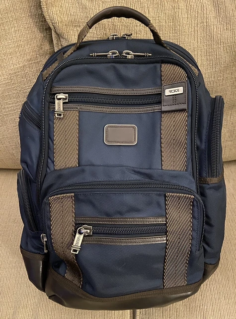 Tumi Alpha Bravo Men's Kingsville Deluxe Backpack - Navy