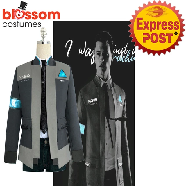 NEW DETROIT BECOME Human Connor RK800 Jacket Uniform Cosplay Costume 15.93 PicClick UK