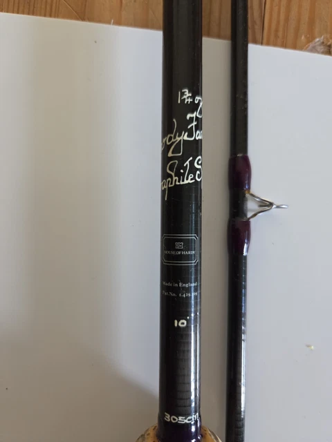 HARDY FAVOURITE 10' Graphite Spinning Rod 2ps with original bag