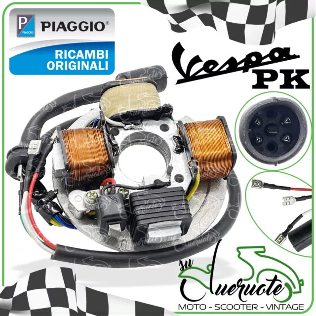 Statore Volano Per Vespa Pk 50 S 1984 A 3 Poli 7 Fili Magnete Accensione Piaggio