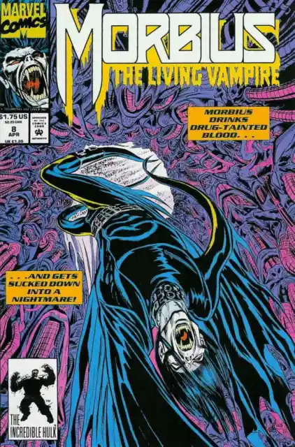 Morbius The Living Vampire #8 Marvel Comics April Apr 1993 (VFNM)