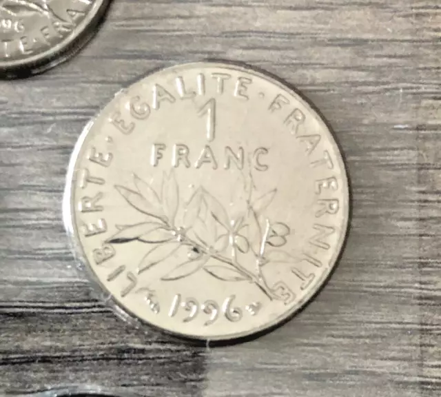 Rare 1 Franc Semeuse 1996 Bu Fdc Sous Scellé