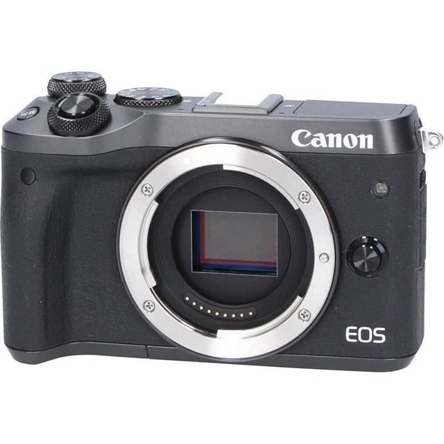 Canon EOS M6 Digital Camera + Battery/strap/Rapid Charger, Made In Japan Mint