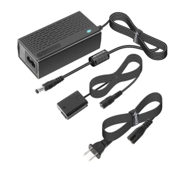 Kimaru AC-PW20 Power Supply Adapter NP-FW50 Dummy Battery Kit for Sony Alpha ...