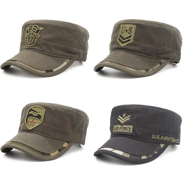 Gorras De Hombre Usa Militar De Moda Gorra Gorro Cachucha Boina Bordada Hat Cap