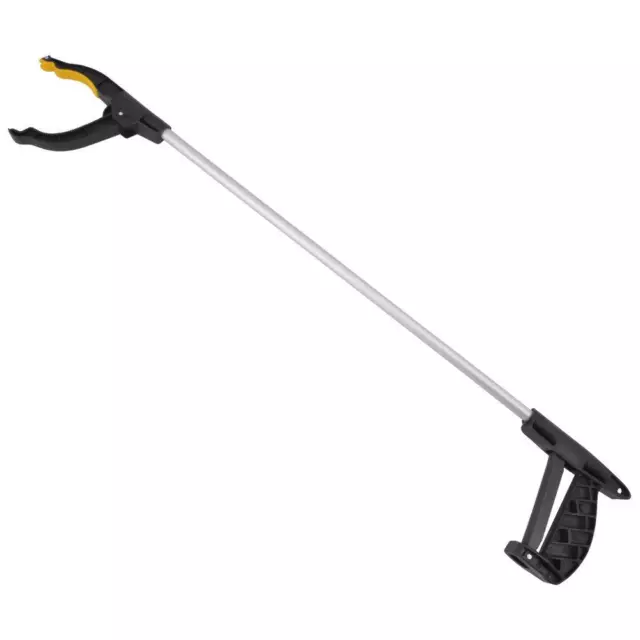 2 X Long Reach Grabber Reacher Litter Picker Helping Hand Held Pick Up Tool 76cm