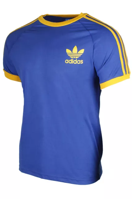 Adidas Men's T-Shirt Original Short Sleeve 3 Stripe Essential California Tee 3