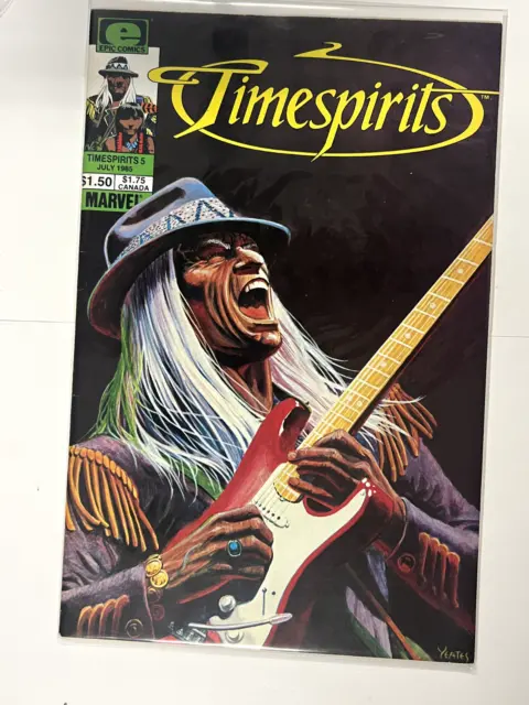 Timespirits 5 Epic Comics July 1985 Marvel/ Jimi Hendrix App | Combined Shipping