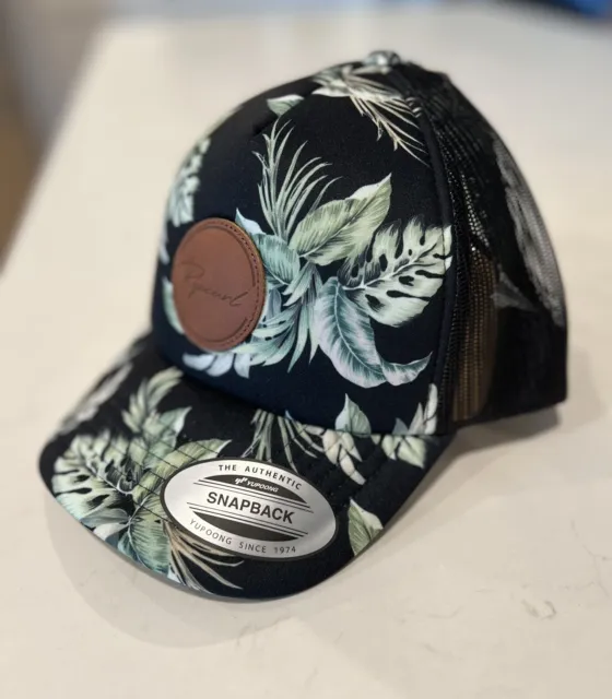 Rip Curl Hat Cap Tropical Truckers Snap Back Hat Adjustable Breathable Cap