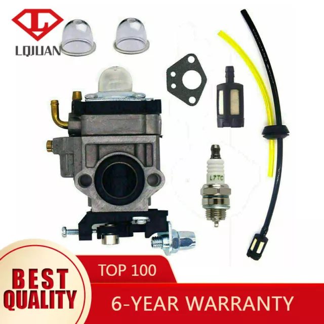Carburetor Kit Fit For Brushcutter 43cc 49cc 52cc Strimmer Cutter Chainsaw Carb