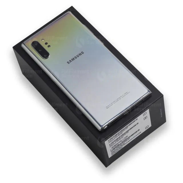 Samsung Note10+ Plus 256gb N975 Aura Glow Silber Smartphone Handy OVP Neu