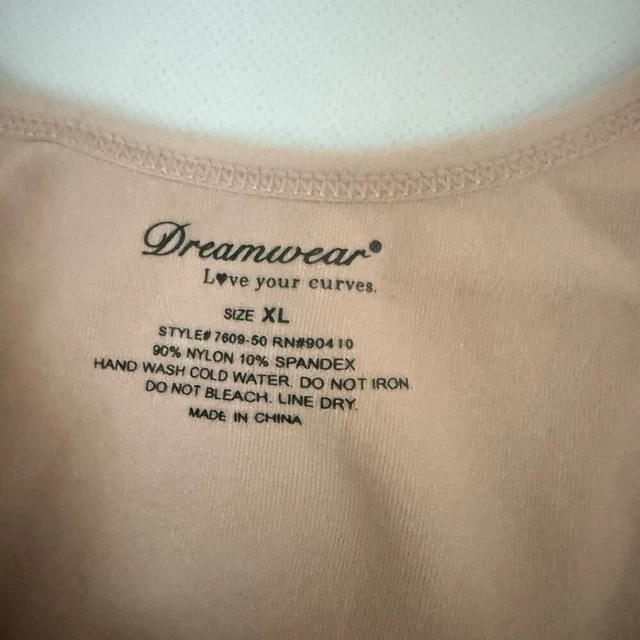 DREAMWEAR LOVE YOUR Curves Top Shaper Support Smoothing Nude Cami Tank ...