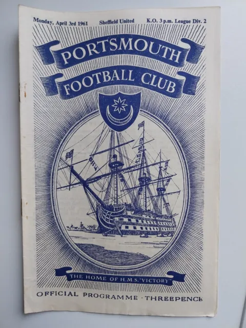 Portsmouth V. Sheffield Utd. - 3.4.61