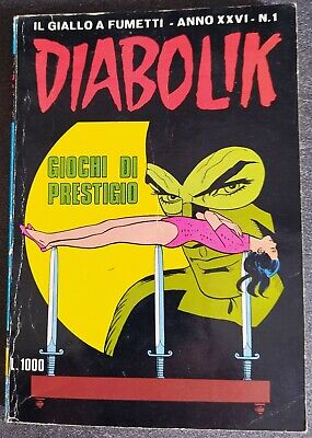 Diabolik (Inedito) Anno Xxvi - N. 1 Giochi Di Prestigio (1° Gennaio 1987)