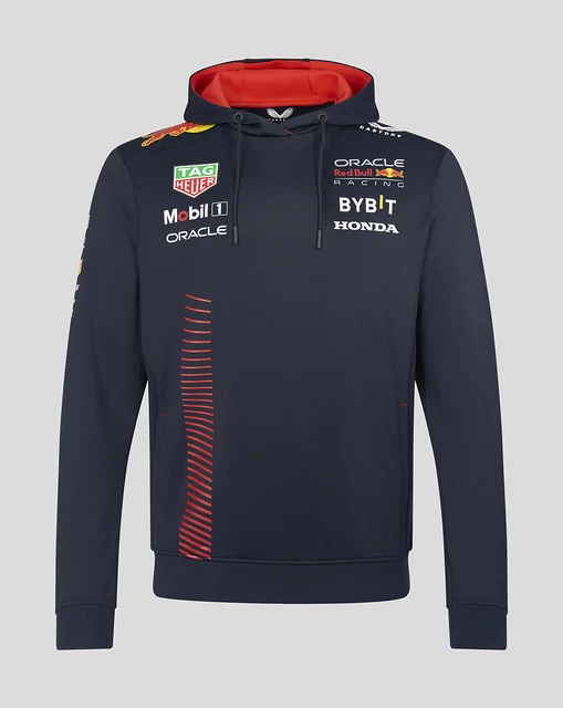 Oracle Red Bull Racing 2023 Official ADULT Team Pullover Hoodie Free UK Shipping