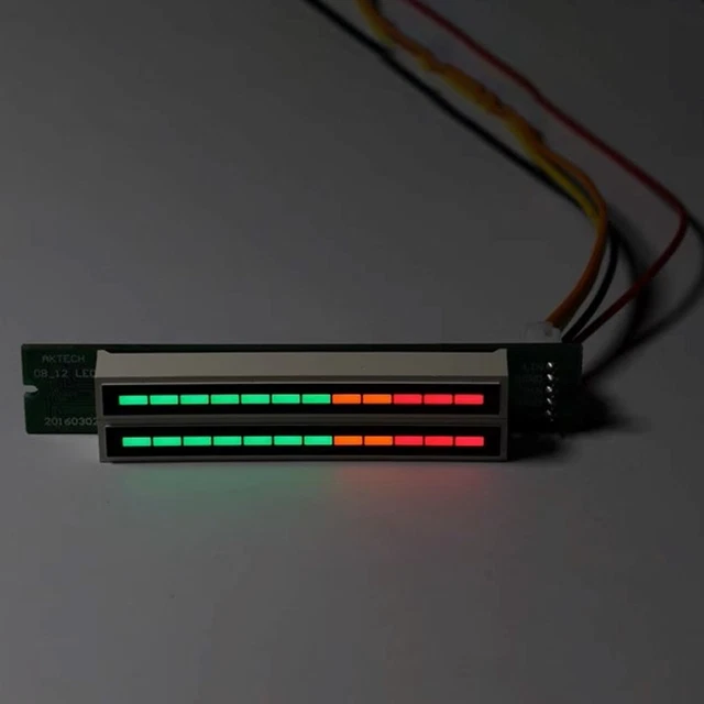 LED-Audio-Pegelanzeige – Einstellbare Lichteffekte, 7V-12V, Mit Signal-Isolation, Kompaktes Modul