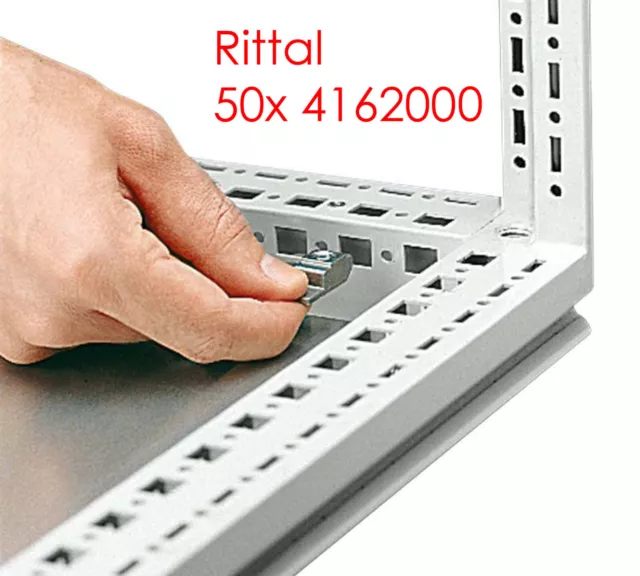 50 Pcs Rittal Écrou Rapide Ts 4162.000 (VE50) Écrous Cage 4162000 #RT01