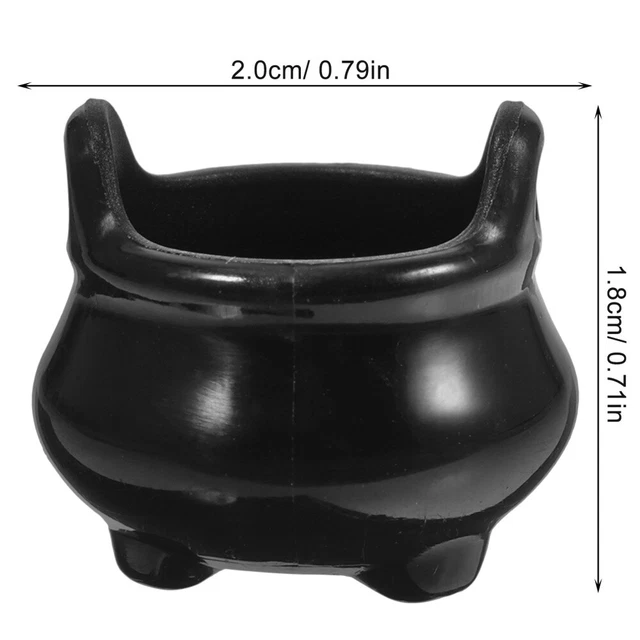 30 Pcs Miniature Witch Cauldron Mini Cauldron Model Halloween Mini Cauldron 2