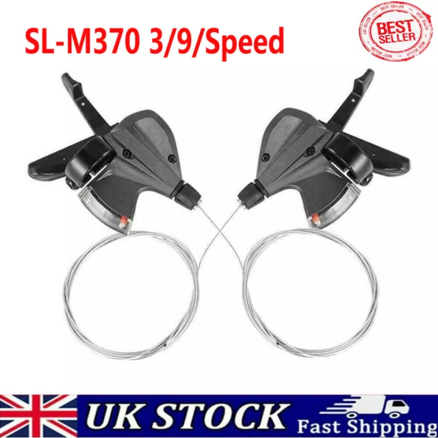 For Shimano Altus SL-M370 3/9/3x9 Speed Trigger Shifter Set Gear Lever Brake